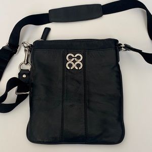 Coach Black Leather Crossbody Purse